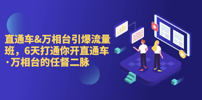 直通车+万相台引爆流量班，6天打通你开直通车·万相台的任督 二脉-三玖社区