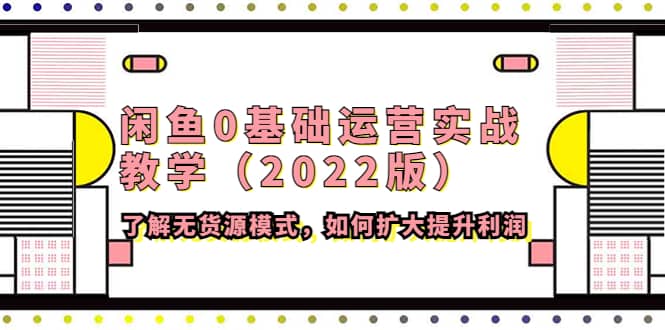闲鱼0基础运营实战教学（2022版）了解无货源模式，如何扩大提升利润-三玖社区