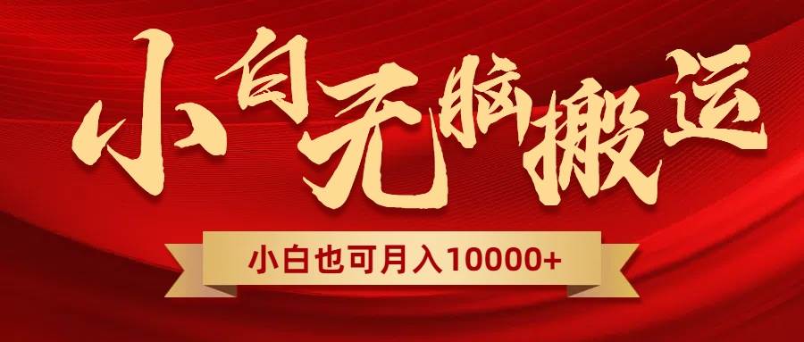 无脑搬运视频，全新平台独占玩法，一个账号每天1000+，多账号轻松扩张！-三玖社区