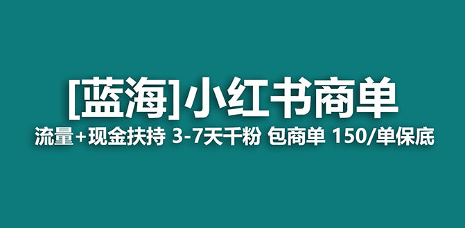 【蓝海项目】小红书商单项目，7天就能接广告变现，稳定一天500+保姆级玩法-三玖社区