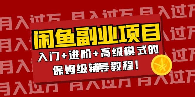 月入过万闲鱼副业项目：入门+进阶+高级模式的保姆级辅导教程-三玖社区