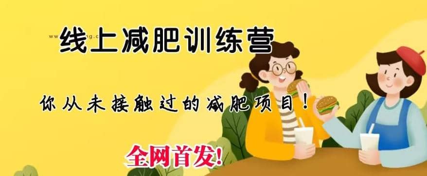 线上减肥训练营，足不出户，仅靠拉几个社群，发几条朋友圈，就可以月实现入五位【揭秘】-三玖社区