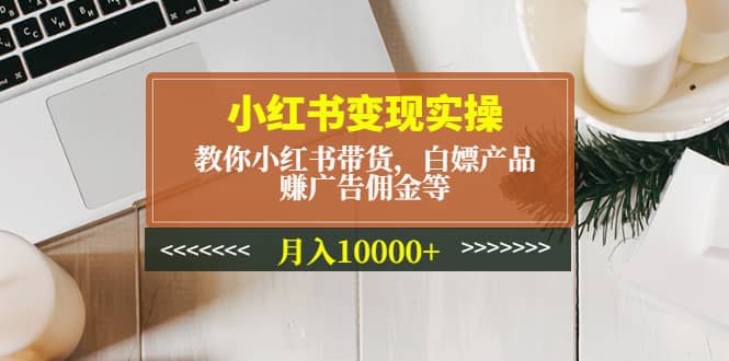 小红书变现实操：教你小红书带货，白嫖产品，赚广告佣金等-三玖社区