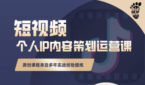 抖音短视频个人ip内容策划实操课，真正做到普通人也能实行落地-三玖社区