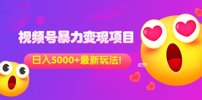 外面收费699的视频号暴力变现项目，日入5000+，简单易操作当天见效果-三玖社区