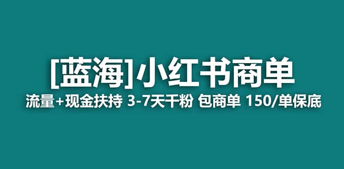 2023蓝海项目【小红书商单】流量+现金扶持，快速千粉，长期稳定，最强蓝海-三玖社区
