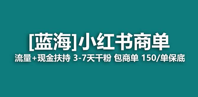 【蓝海项目】小红书商单！长期稳定 7天变现 商单一口价包分配 轻松月入过万-三玖社区