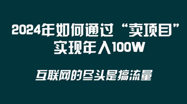 2024年如何通过“卖项目”实现年入100W-三玖社区