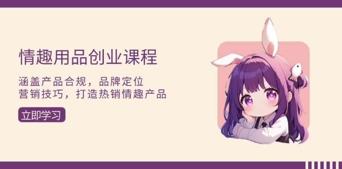 情趣用品创业课程：涵盖产品合规，品牌定位，营销技巧，打造热销情趣产品-三玖社区