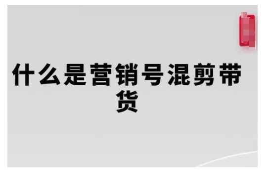 营销号混剪带货，从内容创作到流量变现的全流程，教你用营销号形式做混剪带货-三玖社区