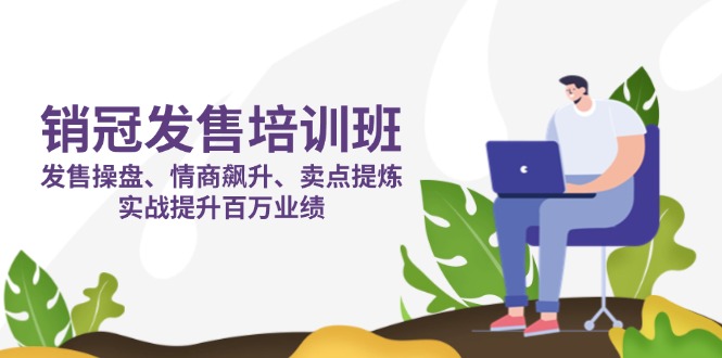销冠 发售培训班：发售 操盘+情商 飙升+卖点 提炼，实战提升百万业绩-三玖社区